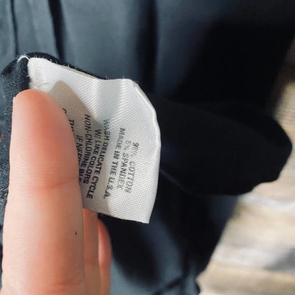 CITIZENS of Humanity Black Blouse Wood Buttons S - Picture 4 of 5